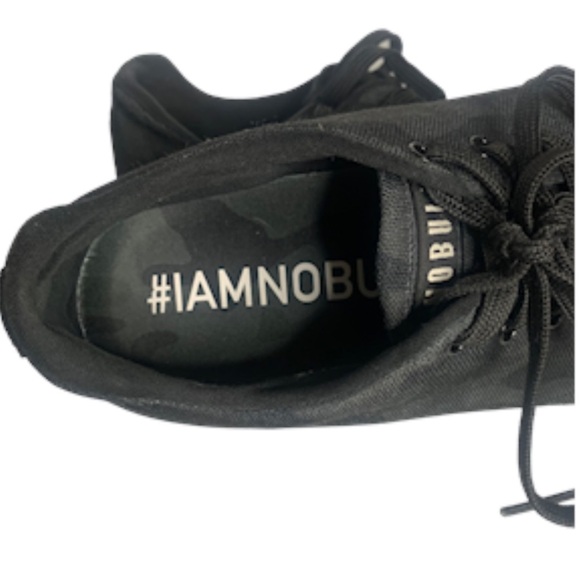 NOBULL Sneakers Black Camo Womens 8.5 Mens 7 Unisex Canvas Trainer  - Picture 13 of 13